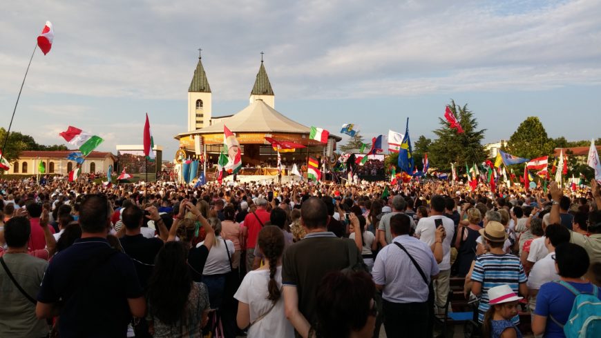 Pellegrinaggio festival dei giovani Medjugorje.